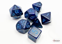 Speckled Cobalt Polyhedral 7-Dice Set - CHX25307